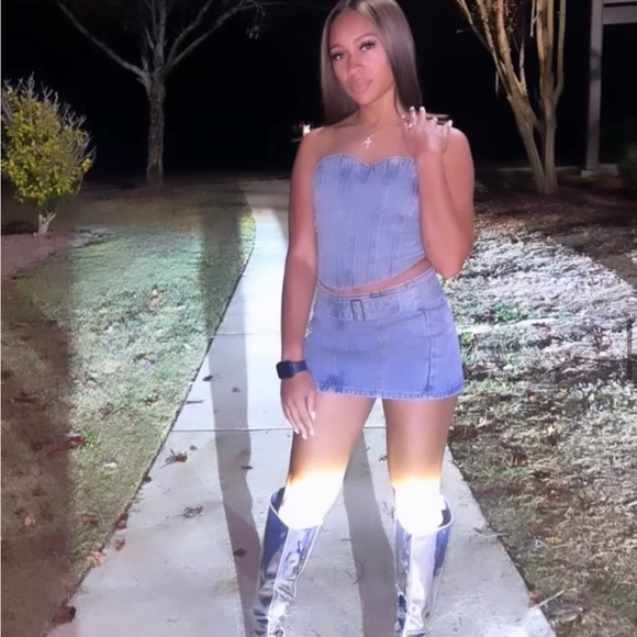 2 piece denim set - Picture 1 of 3